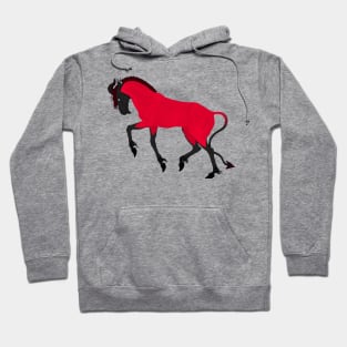 Halloween Horse Design - Choose Your Eye Color with Shirt Choice Hoodie